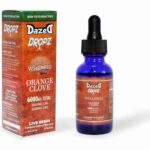 Dazed8 Dropz THC CBD CBG CBD Oil Tinctures Orange Clove