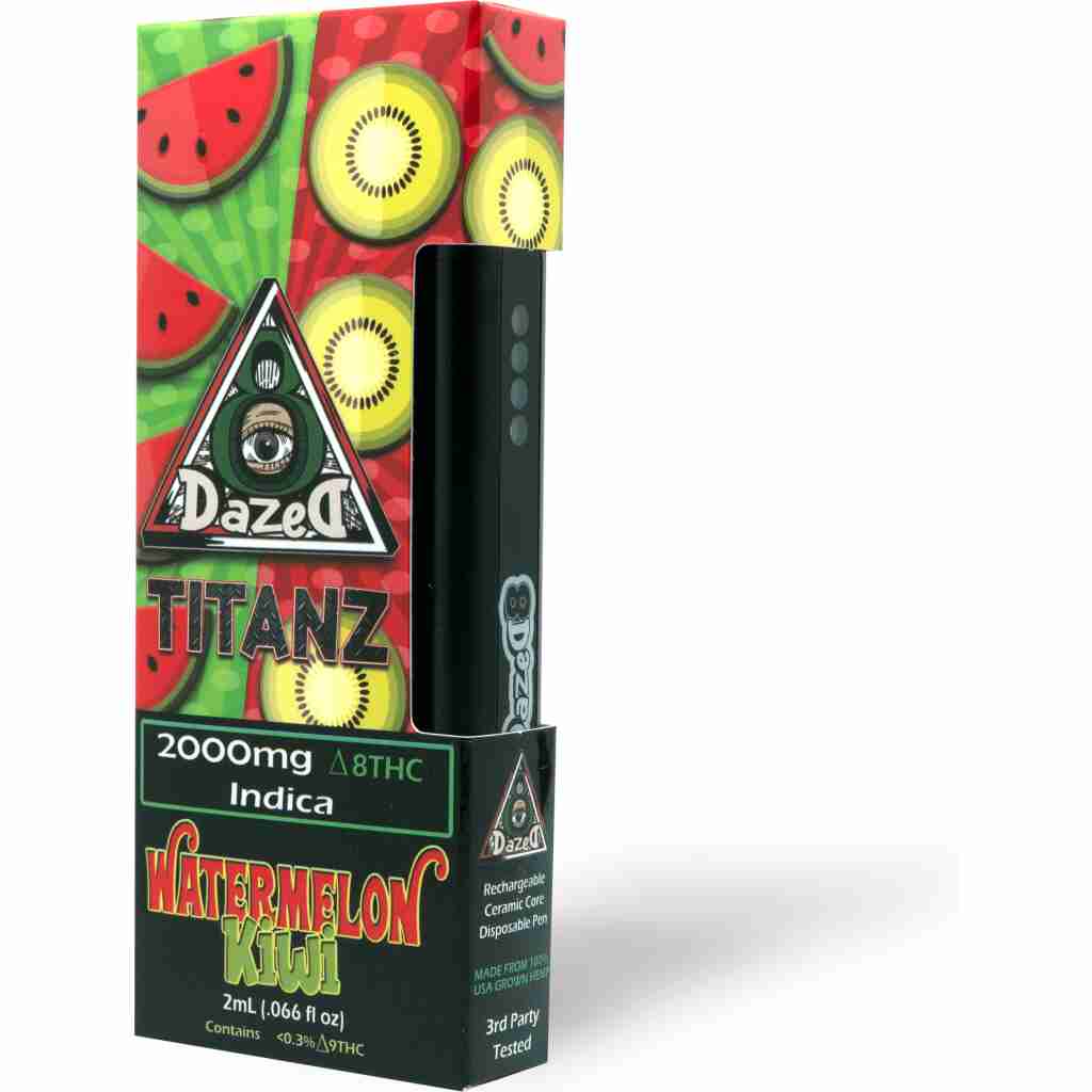DazeD8 Watermelon Kiwi Delta 8 Disposable