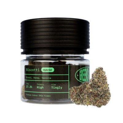 Biscotti THCa Flower Jar