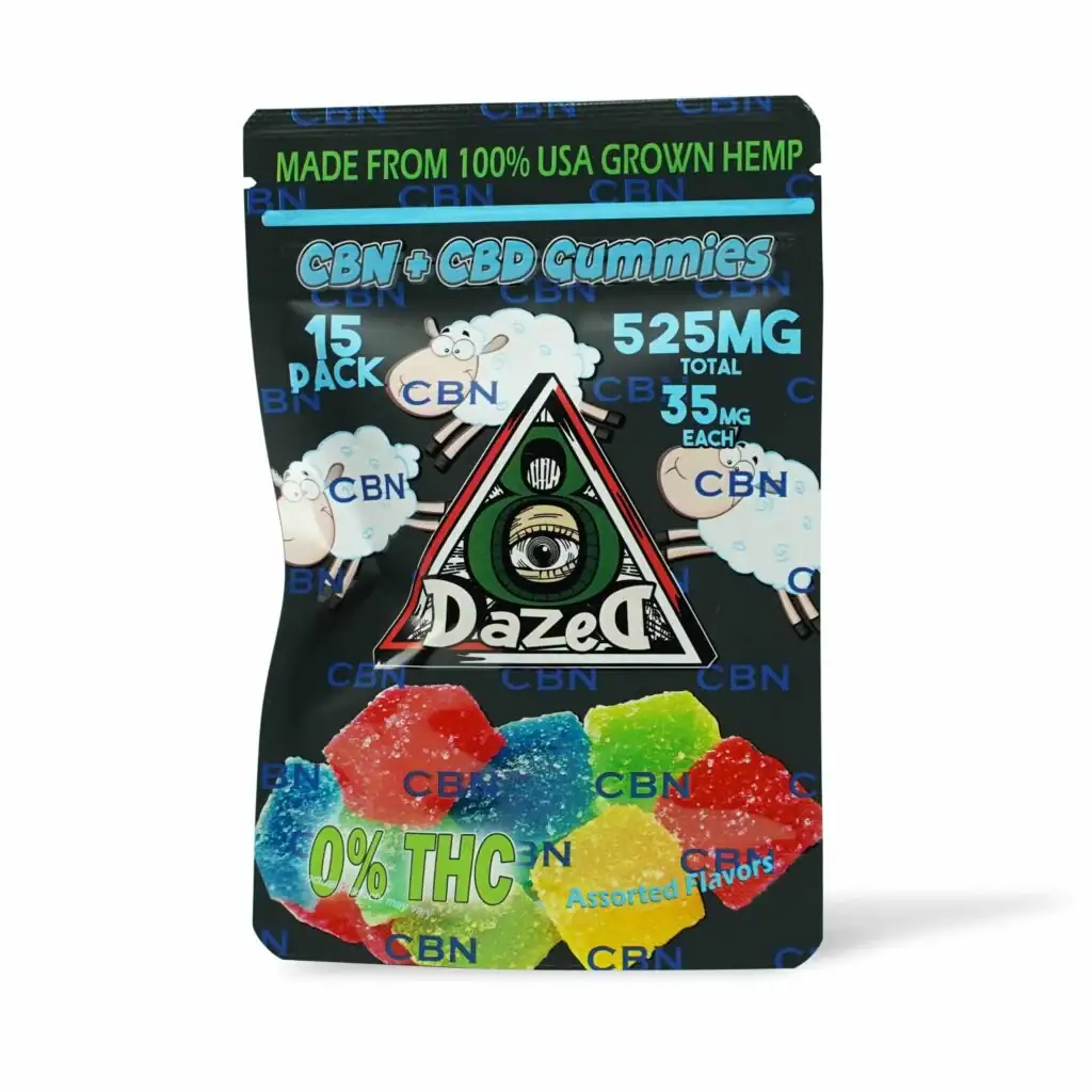 DazeD8 CBN + CBD Gummies – 35mg
