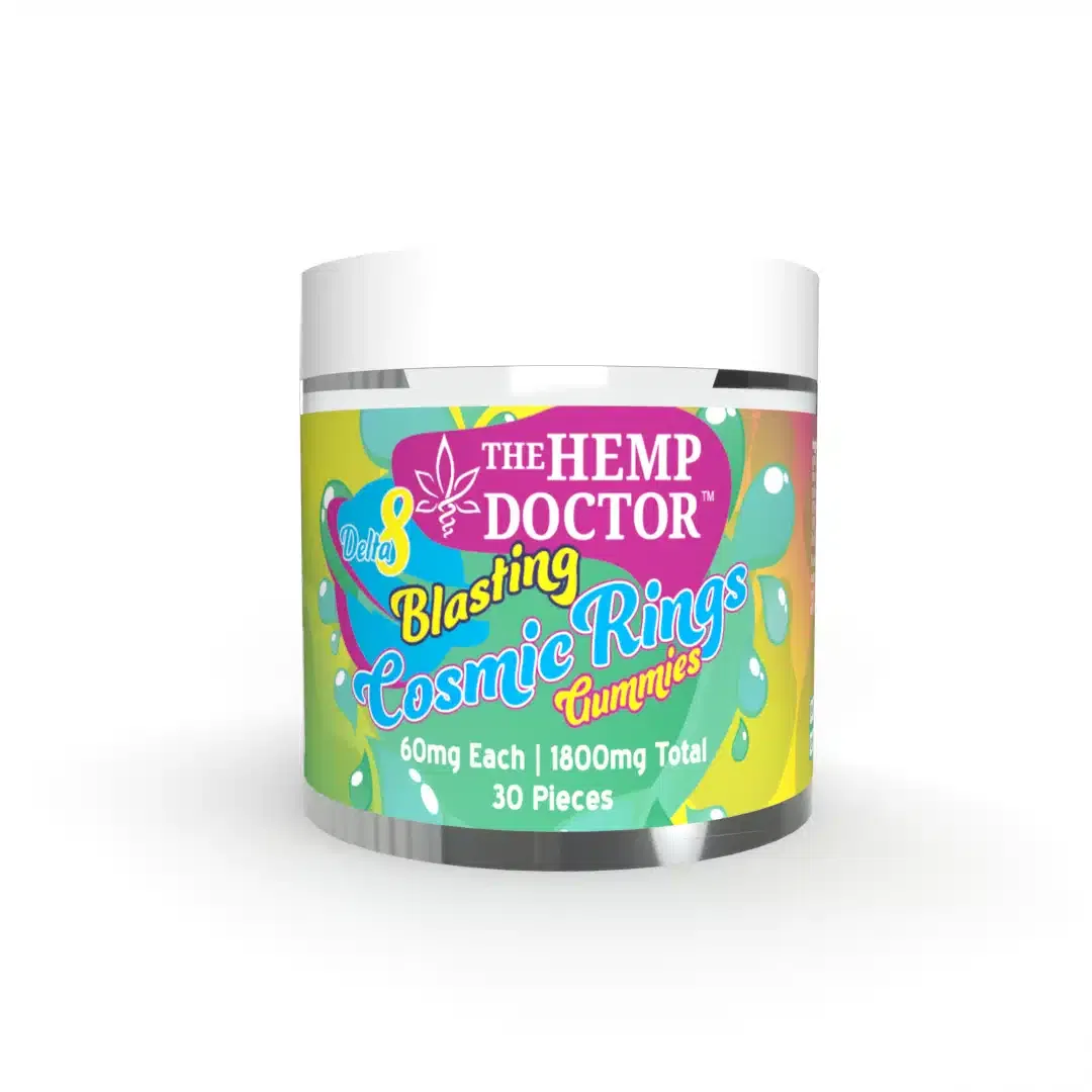 Hemp Doctor Blasting Cosmic Rings 60mg THC Edible Gummies (30 Pieces) Hemp Doctor Blasting Cosmic Rings 60mg THC Edible Gummies (30 Pieces)
