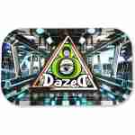 Dazed Rolling Tray Blue Triangle