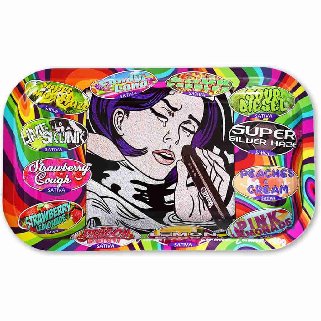 Dazed Rolling Tray Rainbow Girl