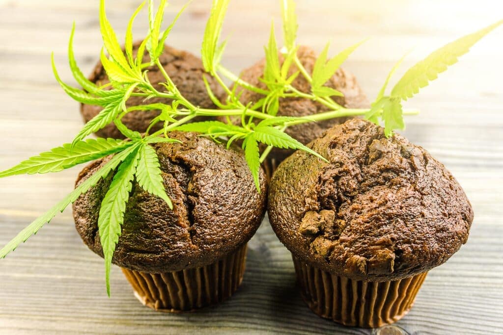 Delta 8 muffins
