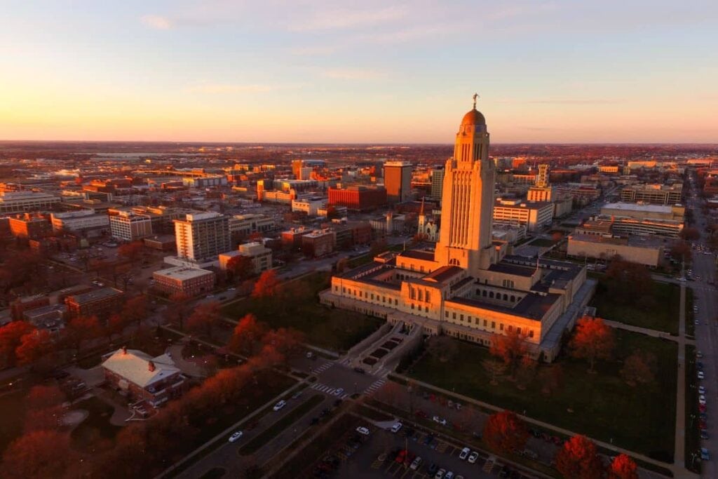 Capital Building in Lincoln Nebraska