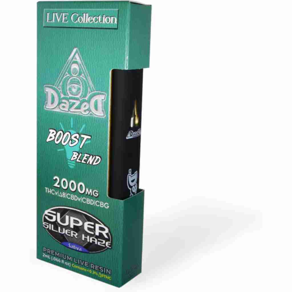 Dazed Titanz Live Collection Disposable Vape 2g Super Silver Haze