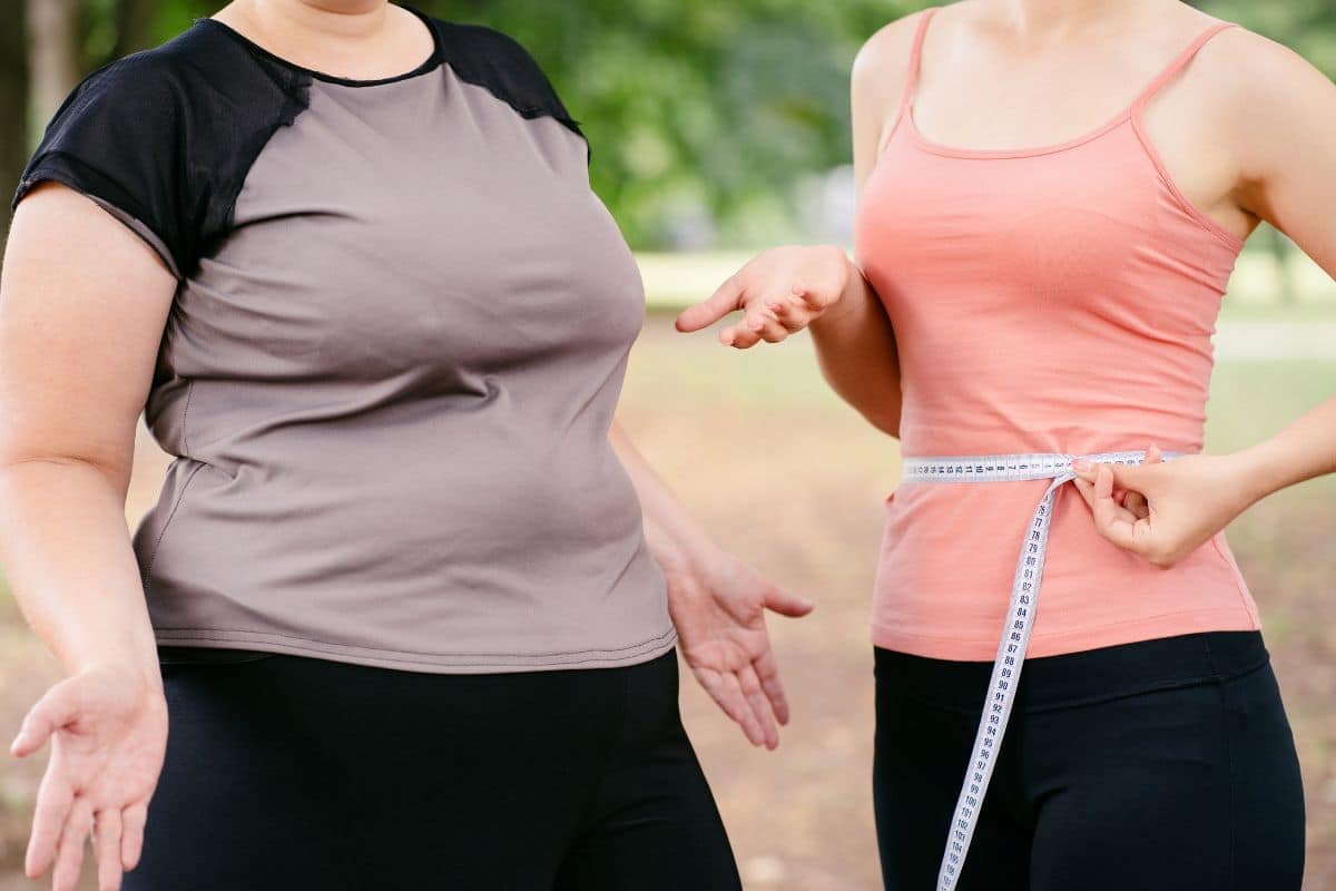 A woman trying to lose weight