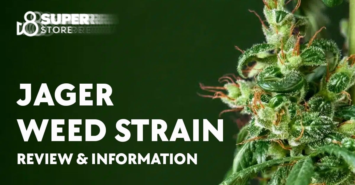Jager weed strain review and delta-8 THC information.