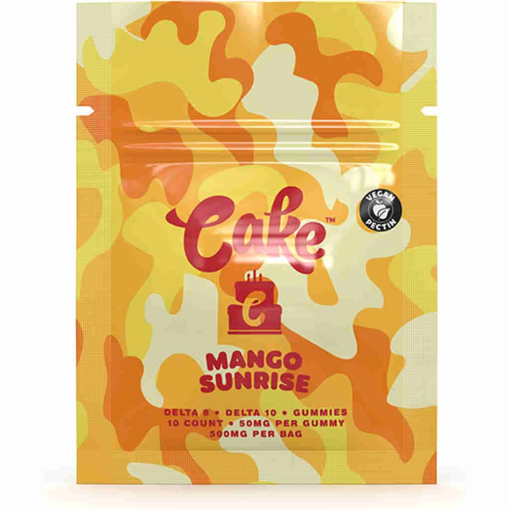 cake delta 8 10 gummies mango sunrise