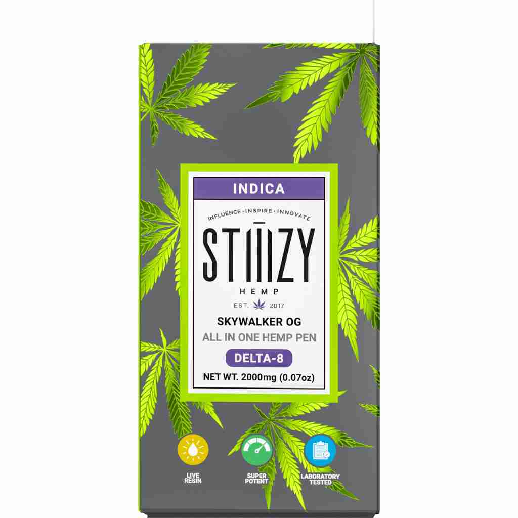 STIIIZY All-In-One D8 Disposable Vape Pens 2g Skywalker OG