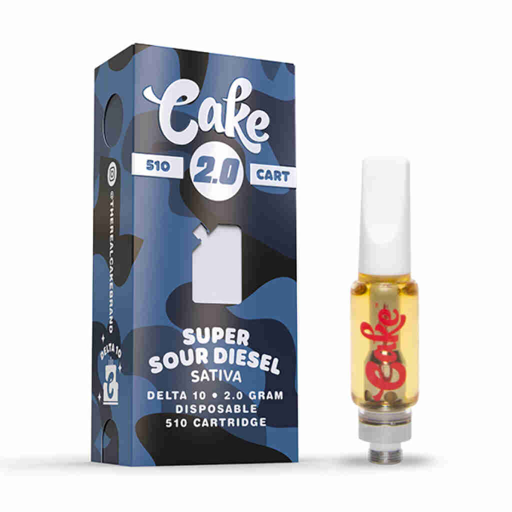 cake delta 10 cartridges 2.0 super sour diesel