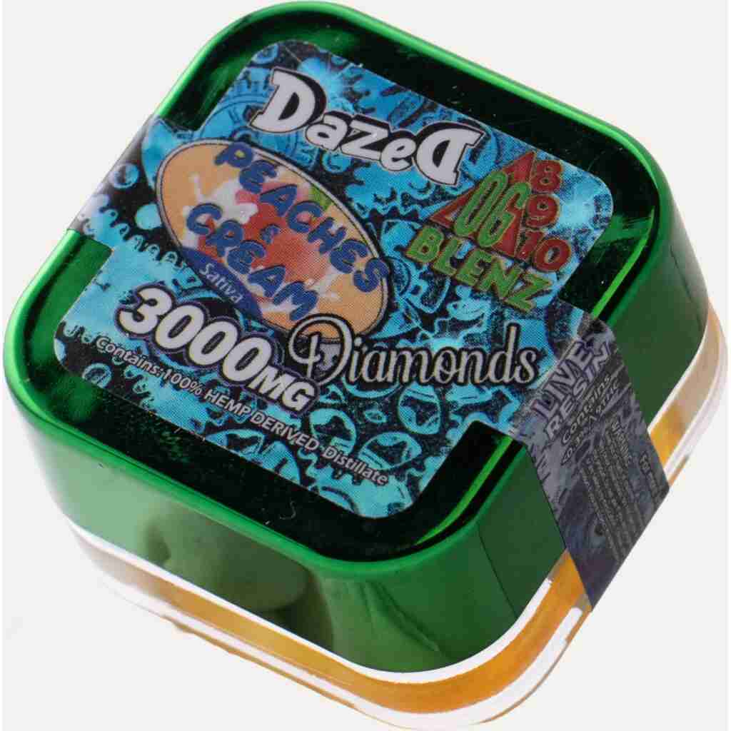 DazeD8 OG Blenz Diamond Dabs 3g Peaches & Cream
