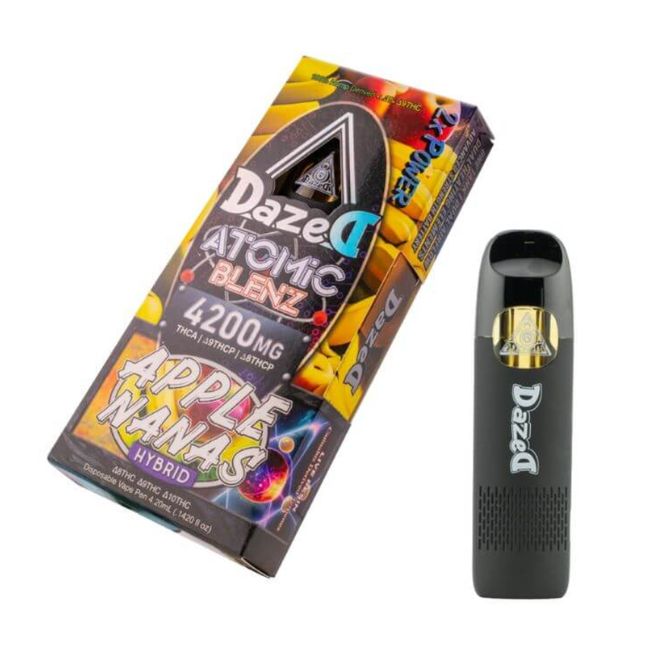 Dazed Nimbuz Atomic Blenz Disposable Vape 4.2g Apple Nanas