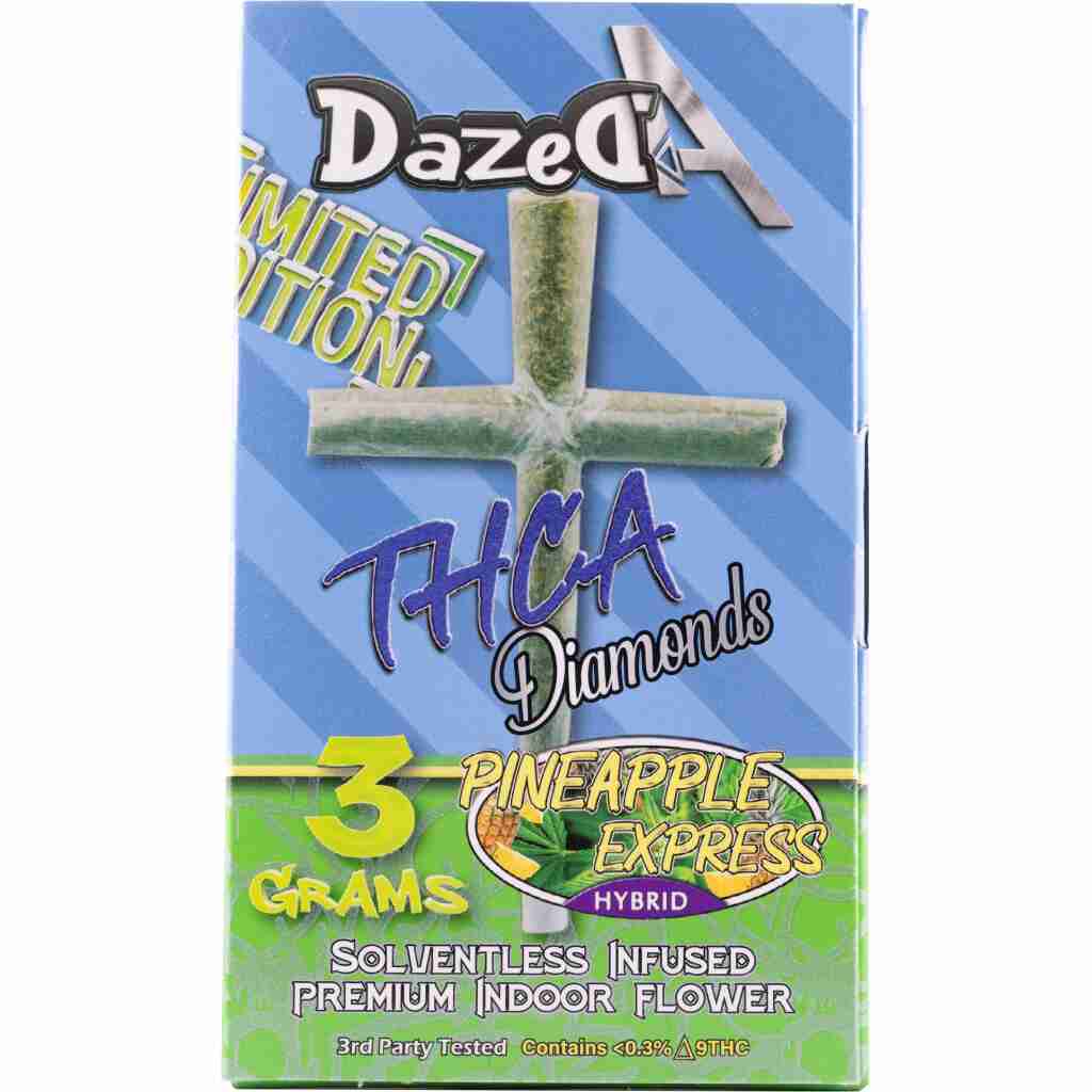 DazedA THCa Diamonds Cross Joints 3g Pineapple Express - Diamond