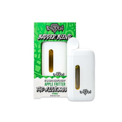 exodus badder blend thca disposable 5g apple fritter