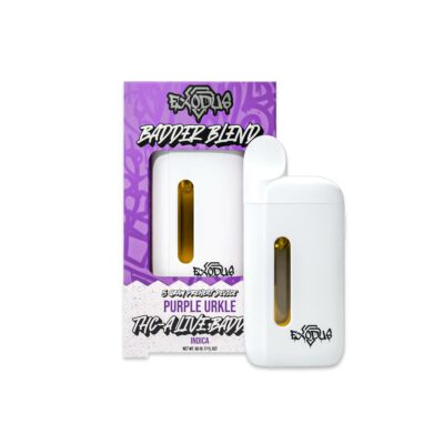 exodus badder blend thca disposable 5g purple urkle
