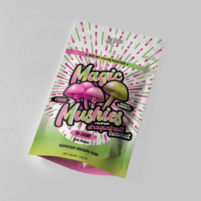 hixotic magic mushies gummy dragonfruit coconut