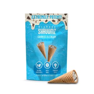 shruumz cones cookiesandcream 1pk withcone min shruumz cones cookiesandcream 1pk withcone min