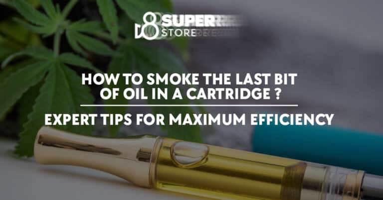 Expert tips for maximum efficiency on smoking the last bit of oil in a cartridge.