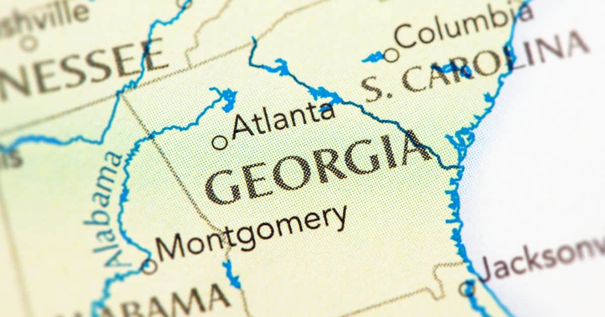 Map of Georgia