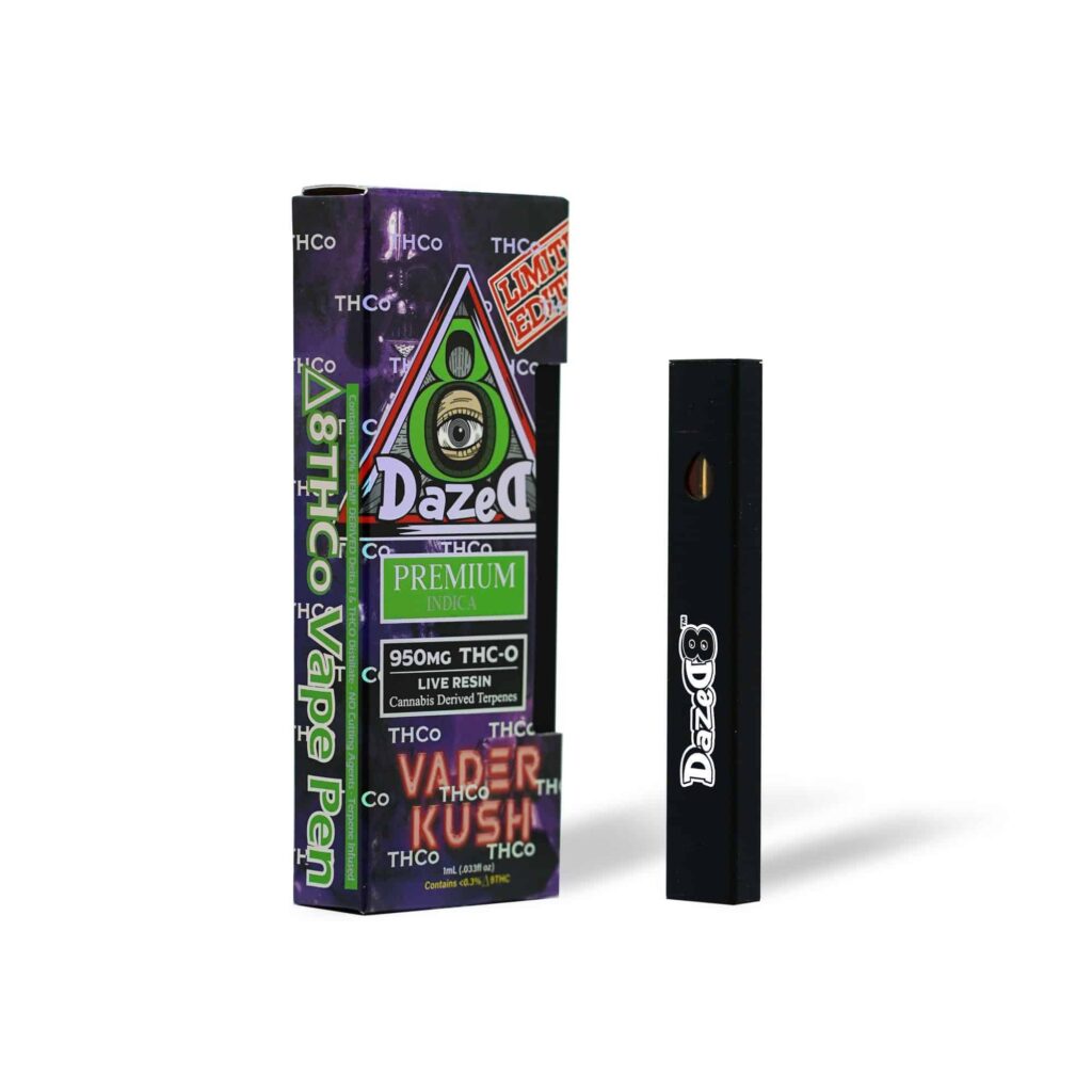 a box with a vaporizer and a box of weed.