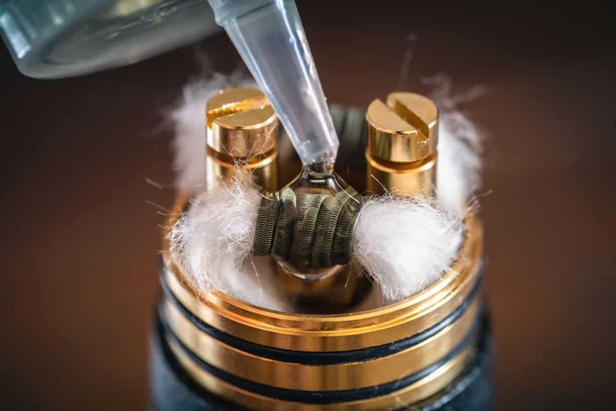 Vape Coil close up view Vape Coil close up view