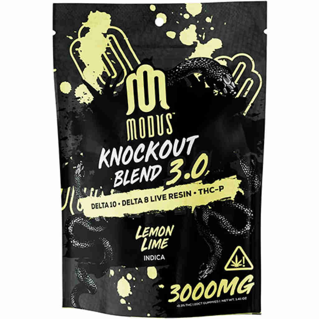 modus knockout gummies v3 3000mg lemon lime