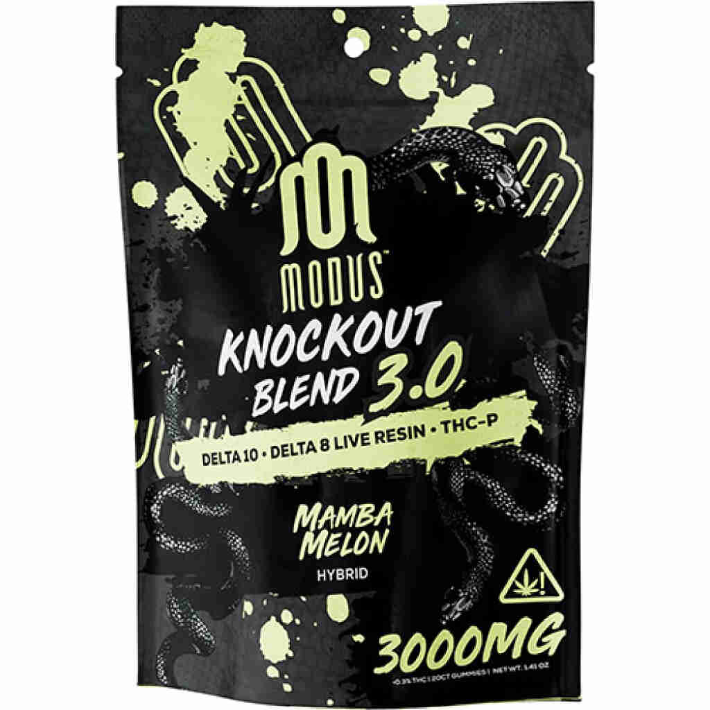 modus knockout gummies v3 3000mg mamba melon