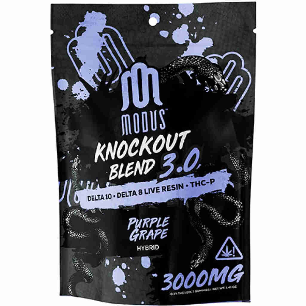 modus knockout gummies v3 3000mg purple grape