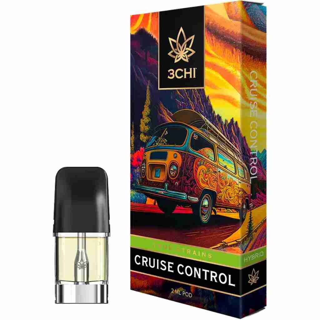 3CHI Premium True Strains Vape Pods 2g Cruise Control