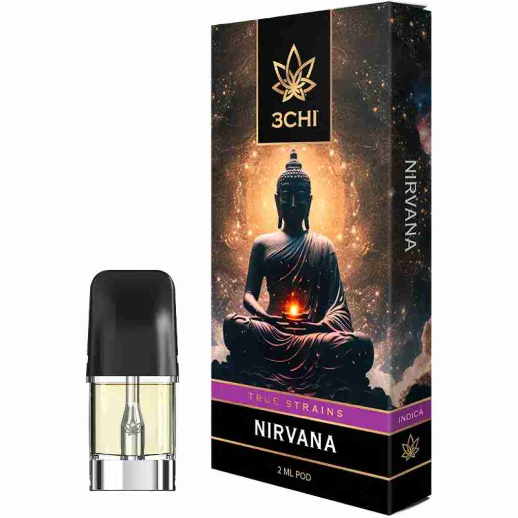 3CHI Premium True Strains Vape Pods 2g - Nirvana