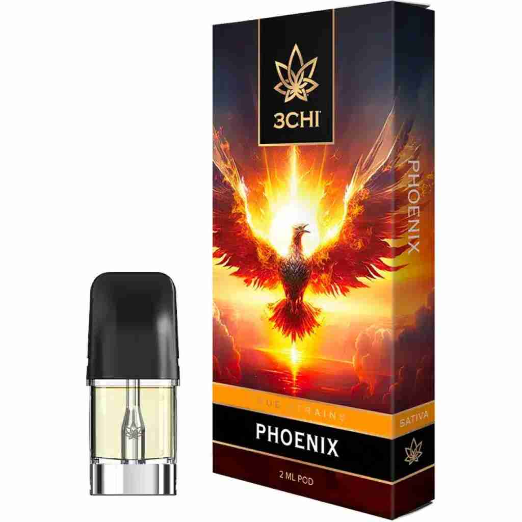 3CHI Premium True Strains Vape Pods 2g Phoenix