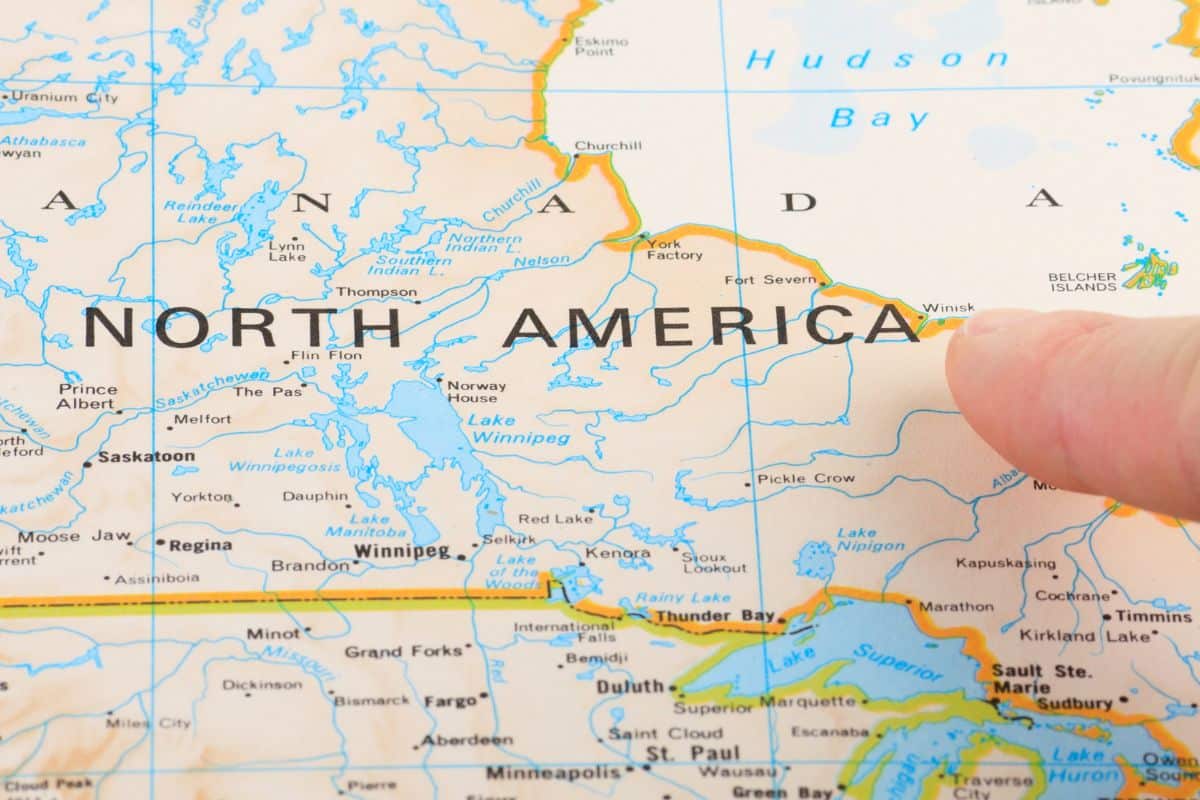North America Map North America Map