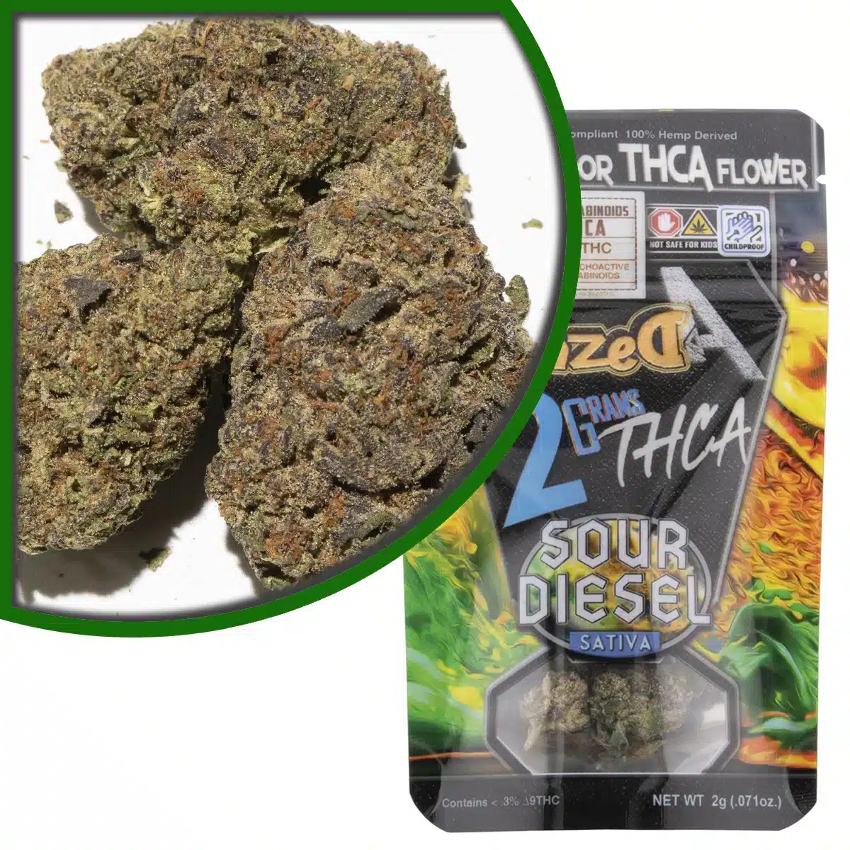 Dazed Exotic Indoor THCa Flower 2g | 6 Strains | D8 Super Store