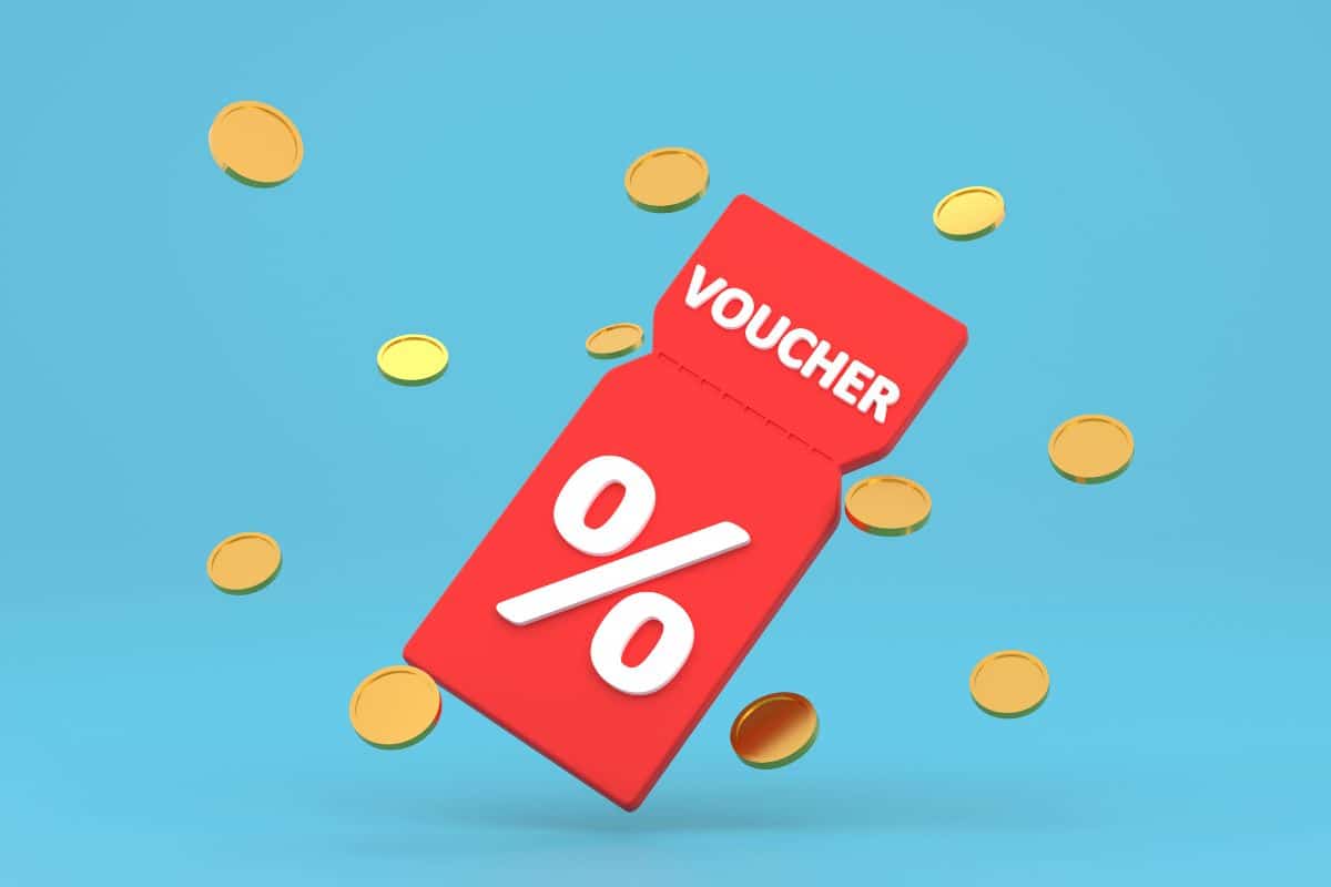 Special voucher for vaping products