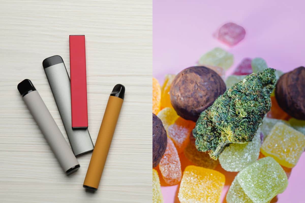 Comparison of the cost between CBD edibles and smoking using a vape pen. Comparison of the cost between CBD edibles and smoking using a vape pen.