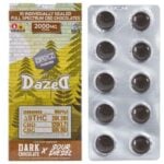 BRIXZ PHARM Delta-9 THC Full Spectrum CBD Gummies 2000mg 10pc - Dark Chocolate x Sour Diesel