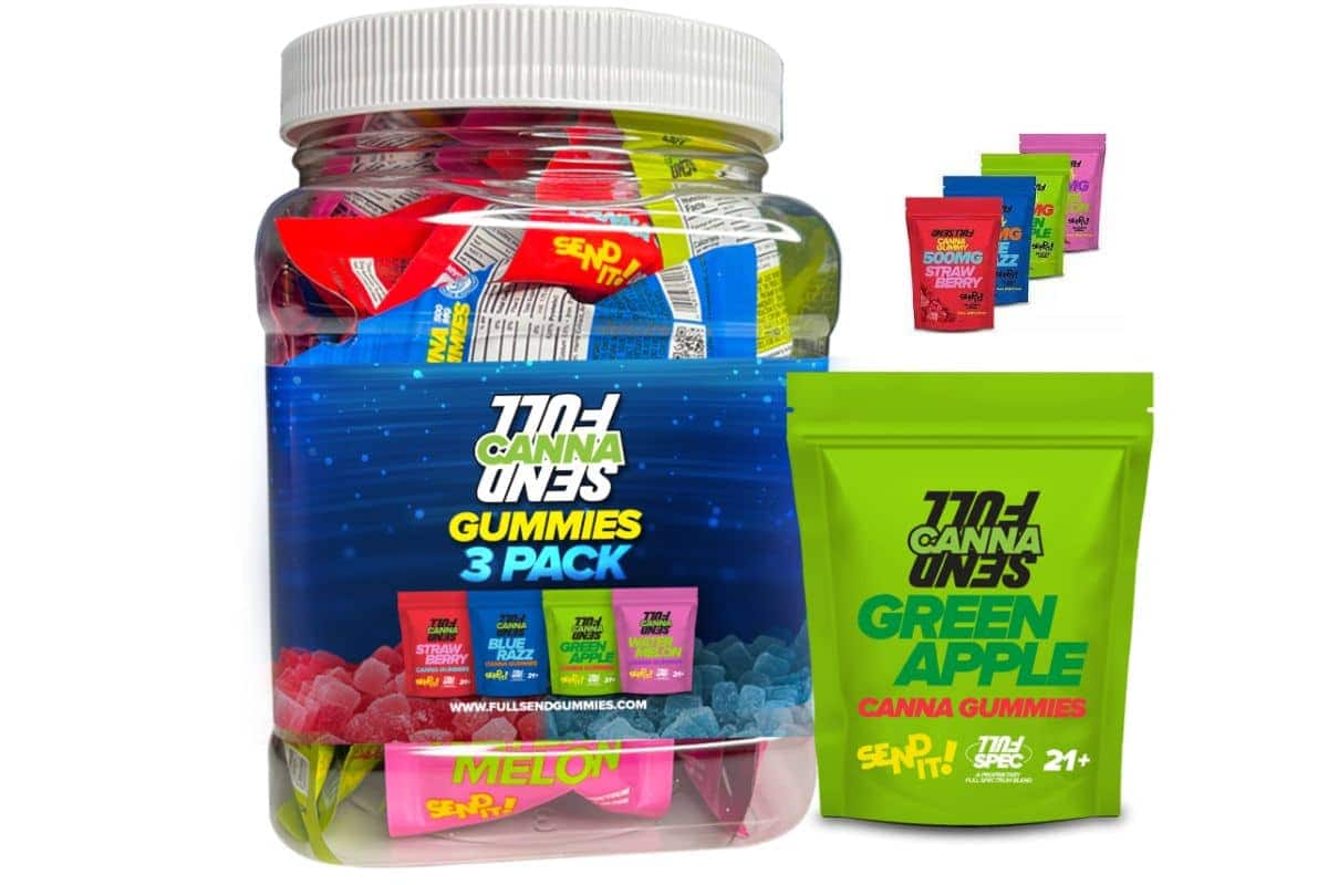 Full send gummies pack of 3