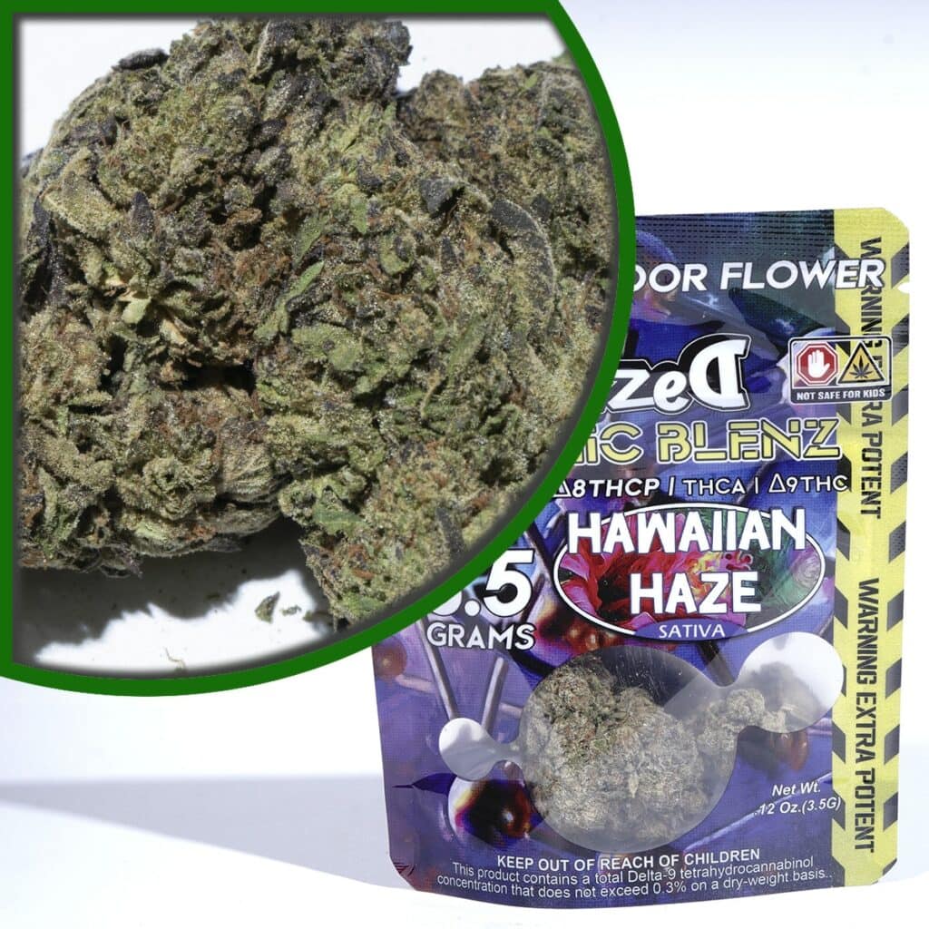 Dazed8 Atomic Blenz Premium Indoor THCa Flower 3.5g Hawaiian Haze