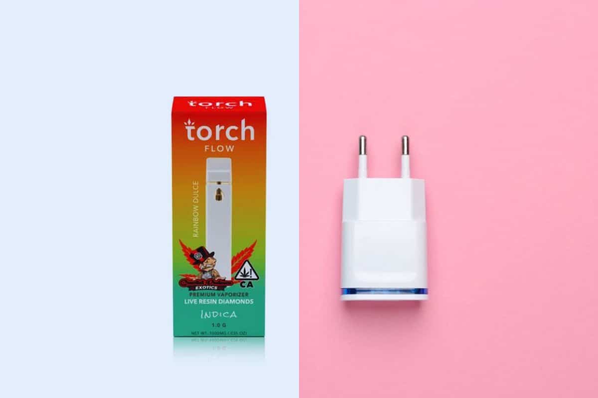 Torch diamond vape and it's charger