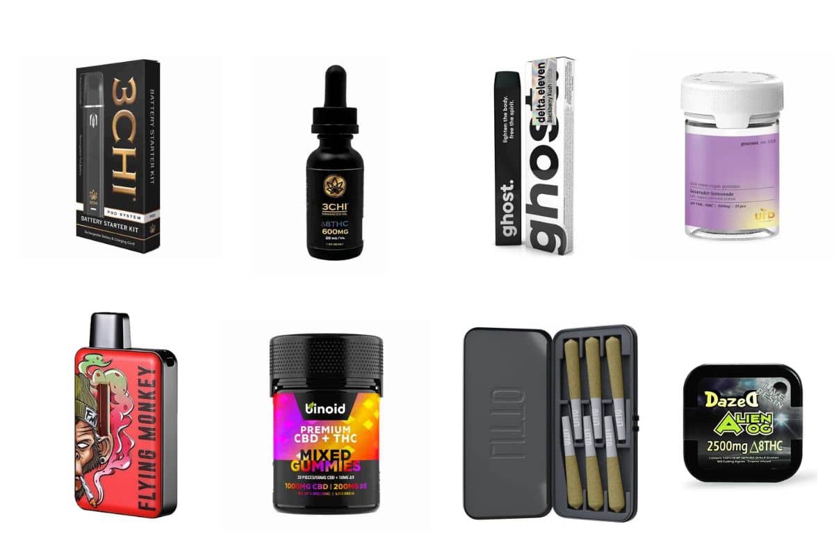 Various Delta 8 Products for Anxiety
