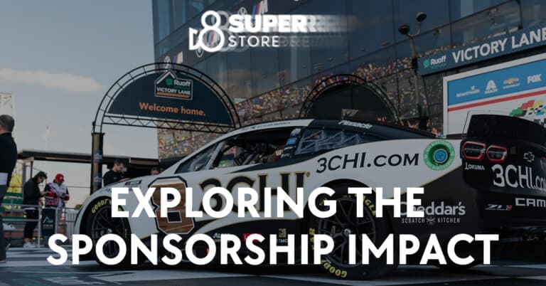 A description exploring the impact of 3chi sponsorship in NASCAR.