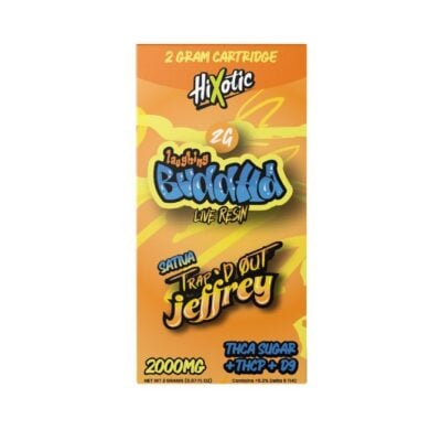HiXotic Trap'd Out Jeffrey Vape Cartridges 2g Laughing Buddha