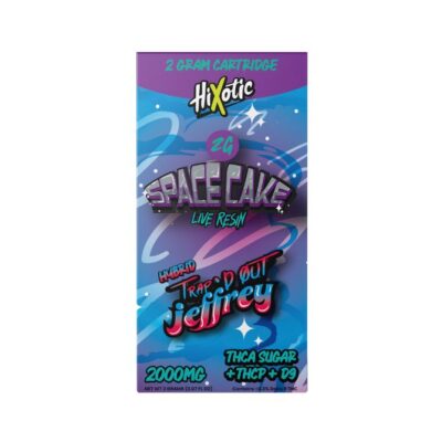 HiXotic Trap'd Out Jeffrey Vape Cartridges 2g Space Cake