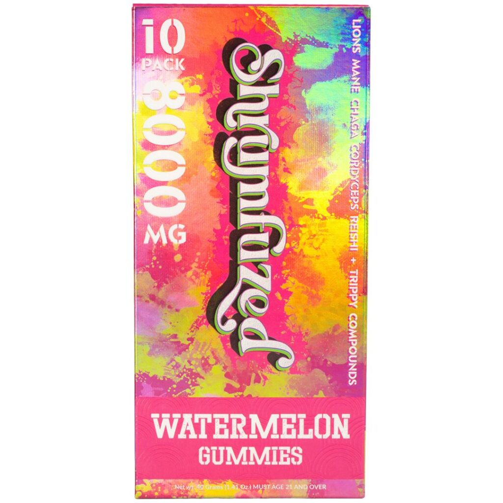 Shrumfuzed Nootropic Mushroom Gummies 10pc - Watermelon