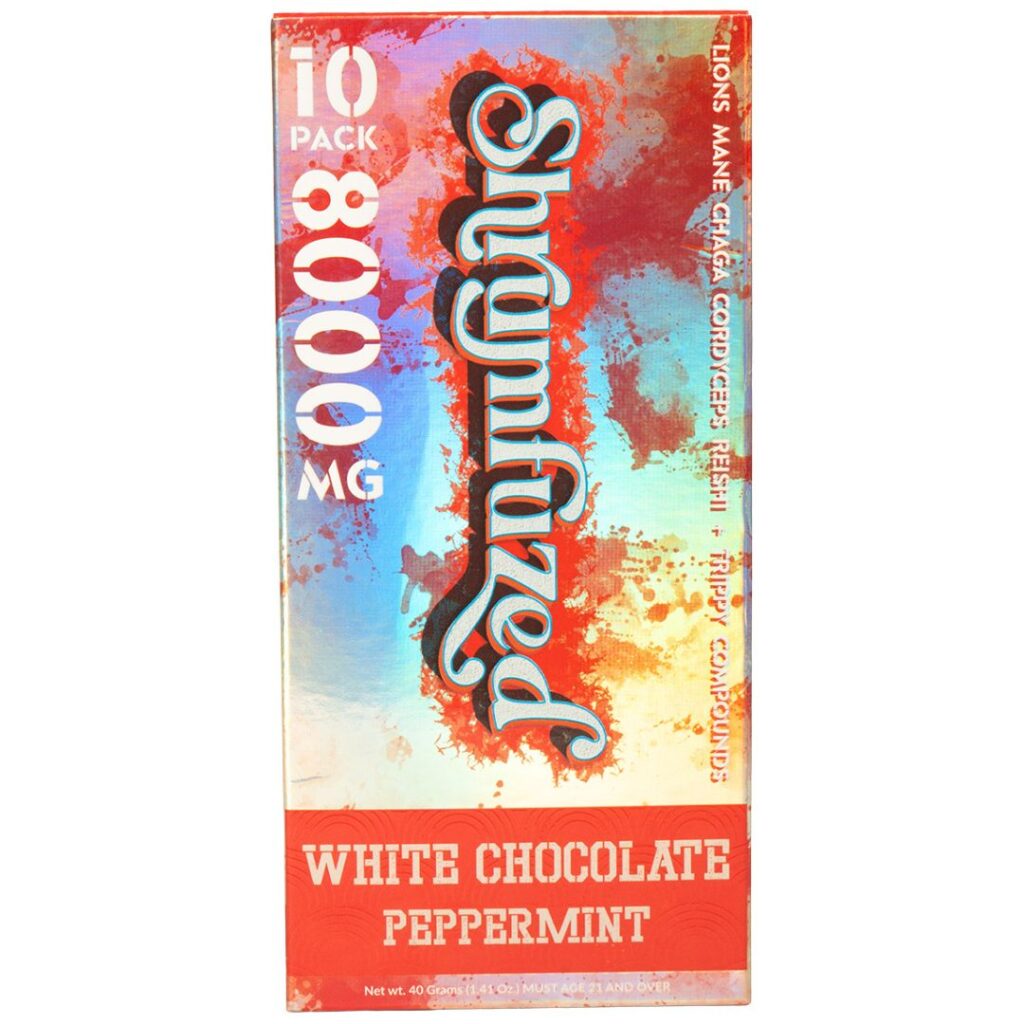 Shrumfuzed Nootropic Mushroom Gummies 10pc - White Chocolate Peppermint