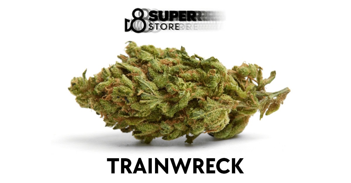 Trainwreck feminized cannabis seeds, derived from the popular Trainwreck strain.