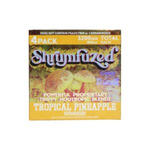 Tropical Pineapple Shrumfuzed Nootropic Mushroom Gummies 4 Piece