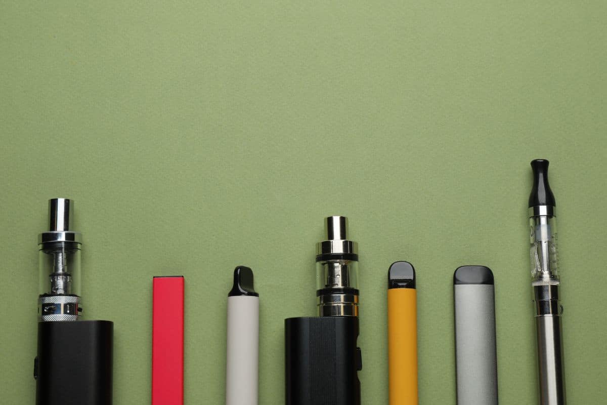 Various types of Vape devices Various types of Vape devices
