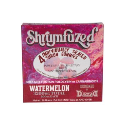 Watermelon Shrumfuzed Nootropic Mushroom Gummies 4 Piece